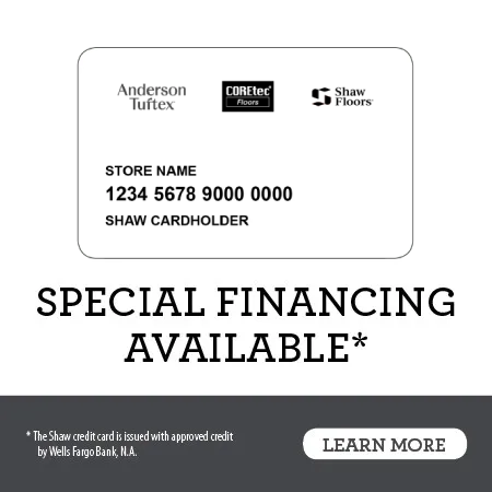 Special financing available | Lowell Carpet & Coverings